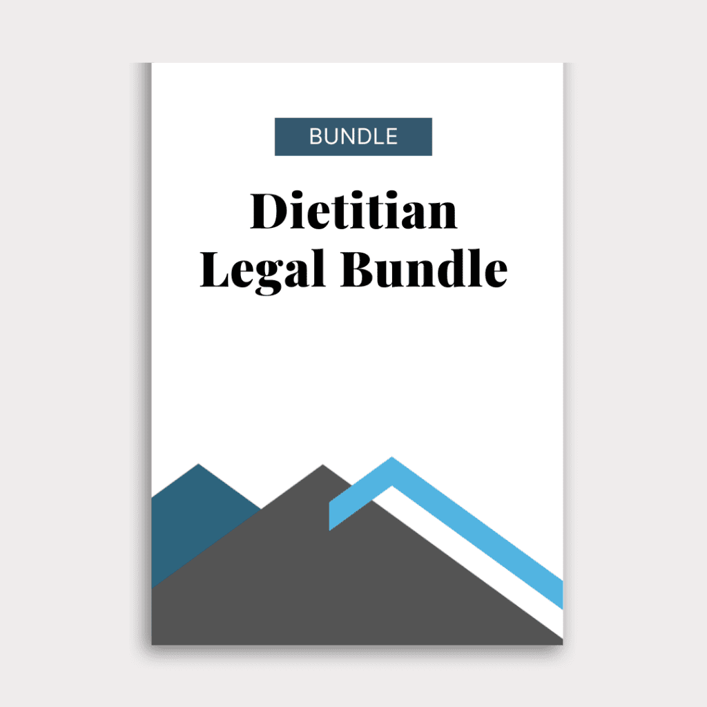 dietician legal bundle